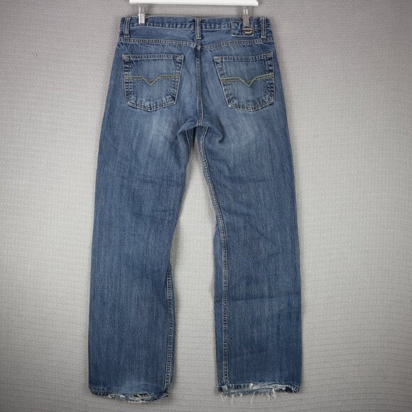 Diesel Denim Jeans Straight Leg Cut Mens 32" - Picture 2 of 6